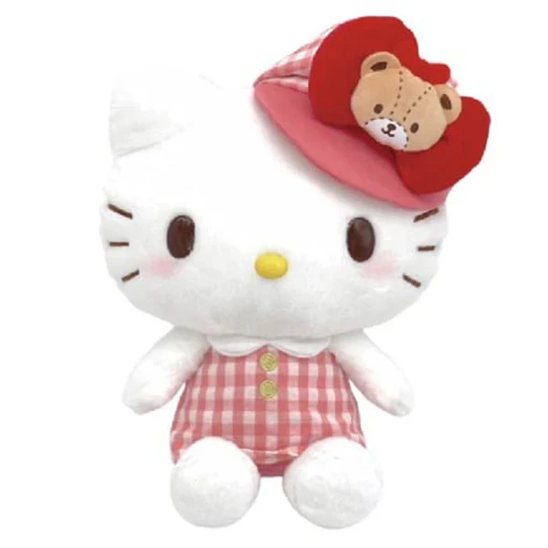 Sanrio Characters Gingham Casquette 11" Plush - Image 2