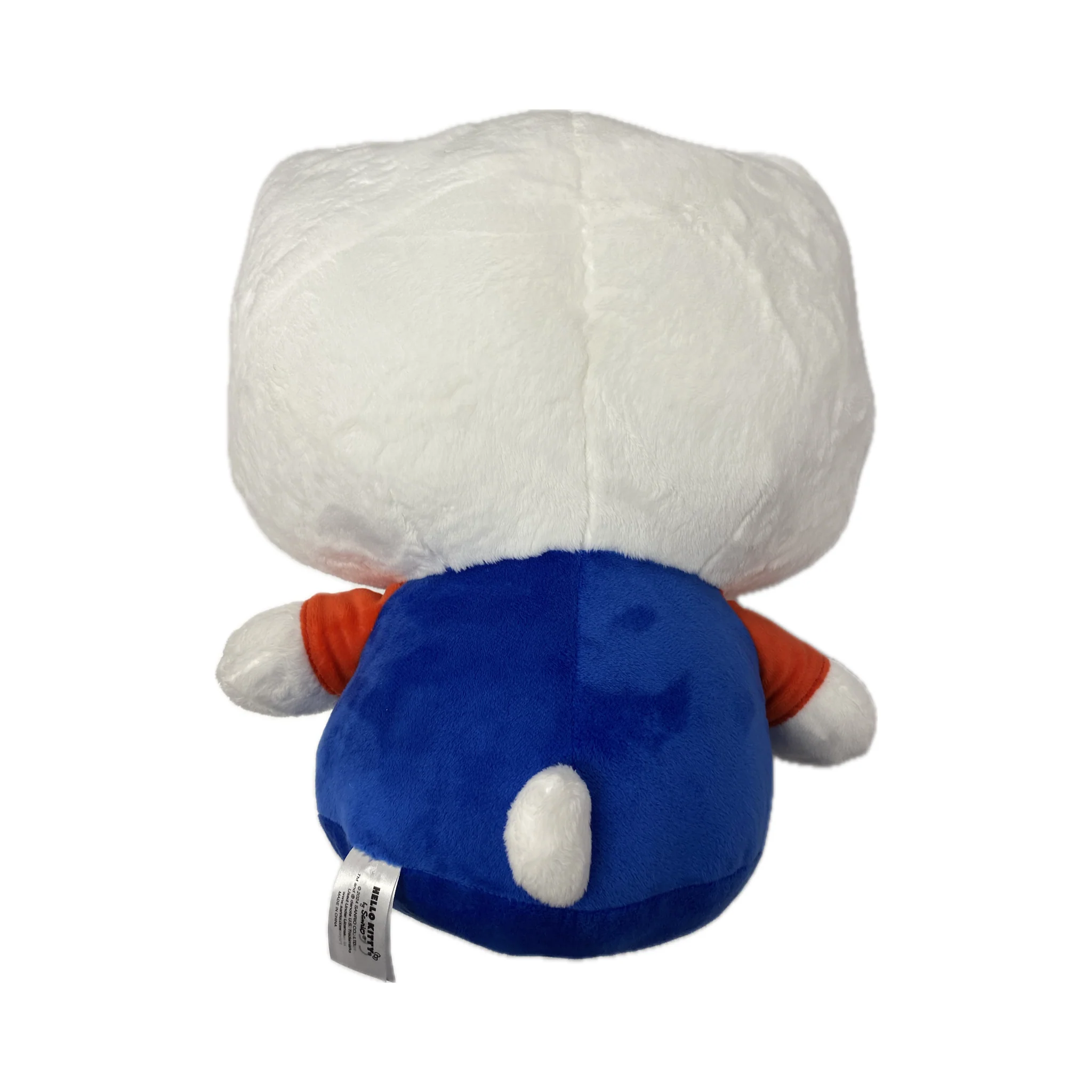 Hello Kitty Classic Blue Overalls 15" Plush - Image 2