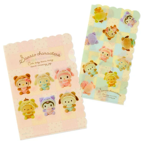 Sanrio Characters Baby Bear Clear File