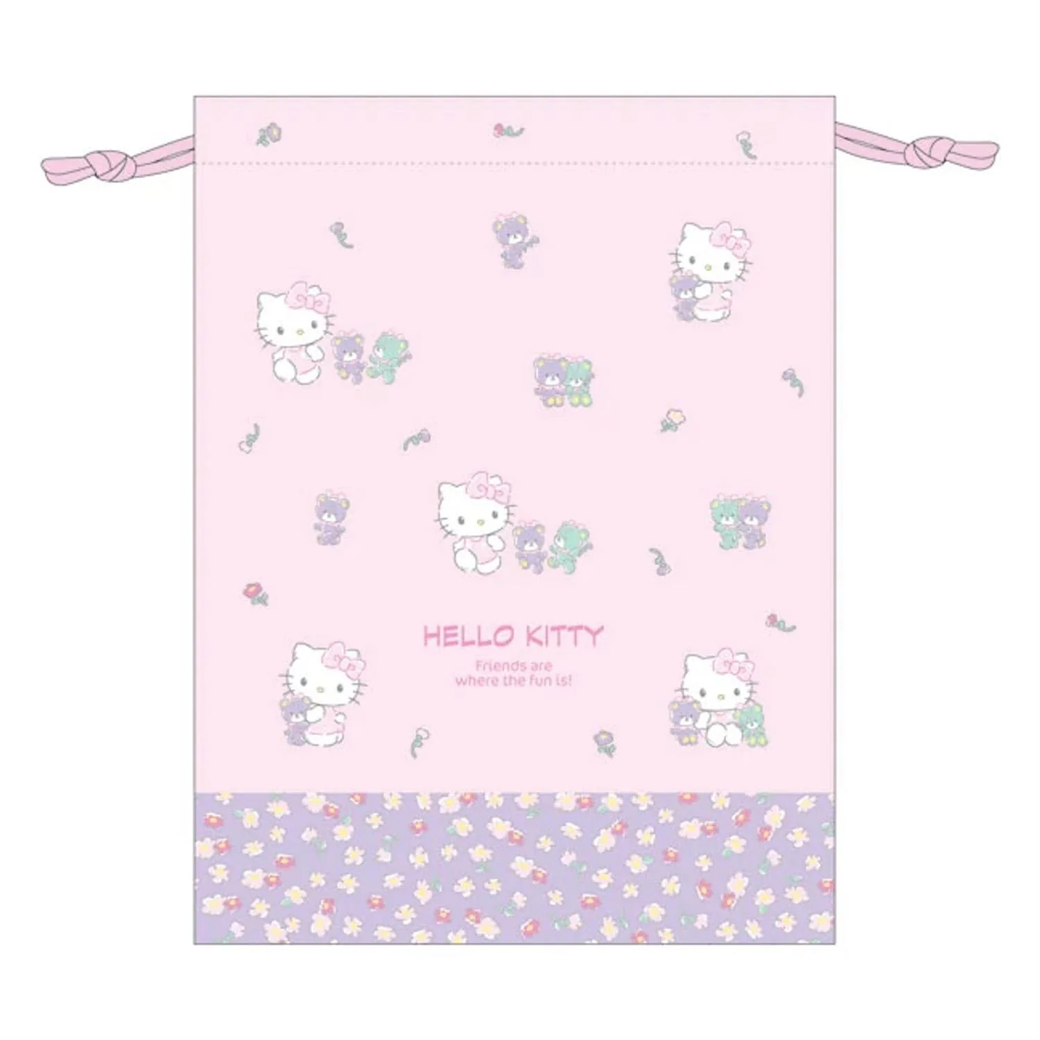 Sanrio Characters Medium Drawstring Bag - Image 2