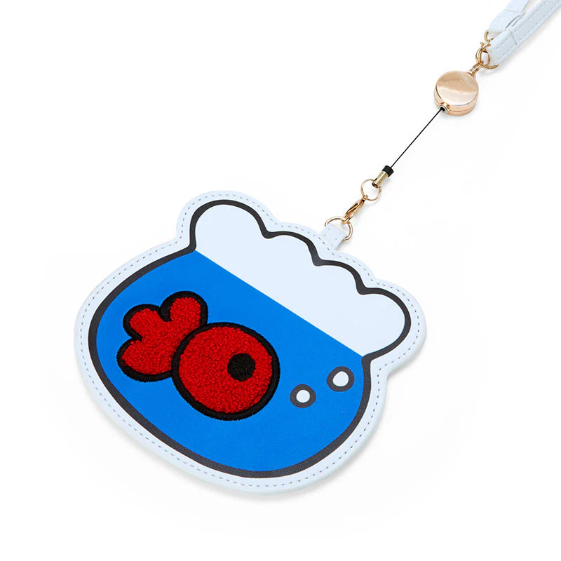 Hello Kitty Classic Goldfish Diecut ID Case w Reel - Image 4