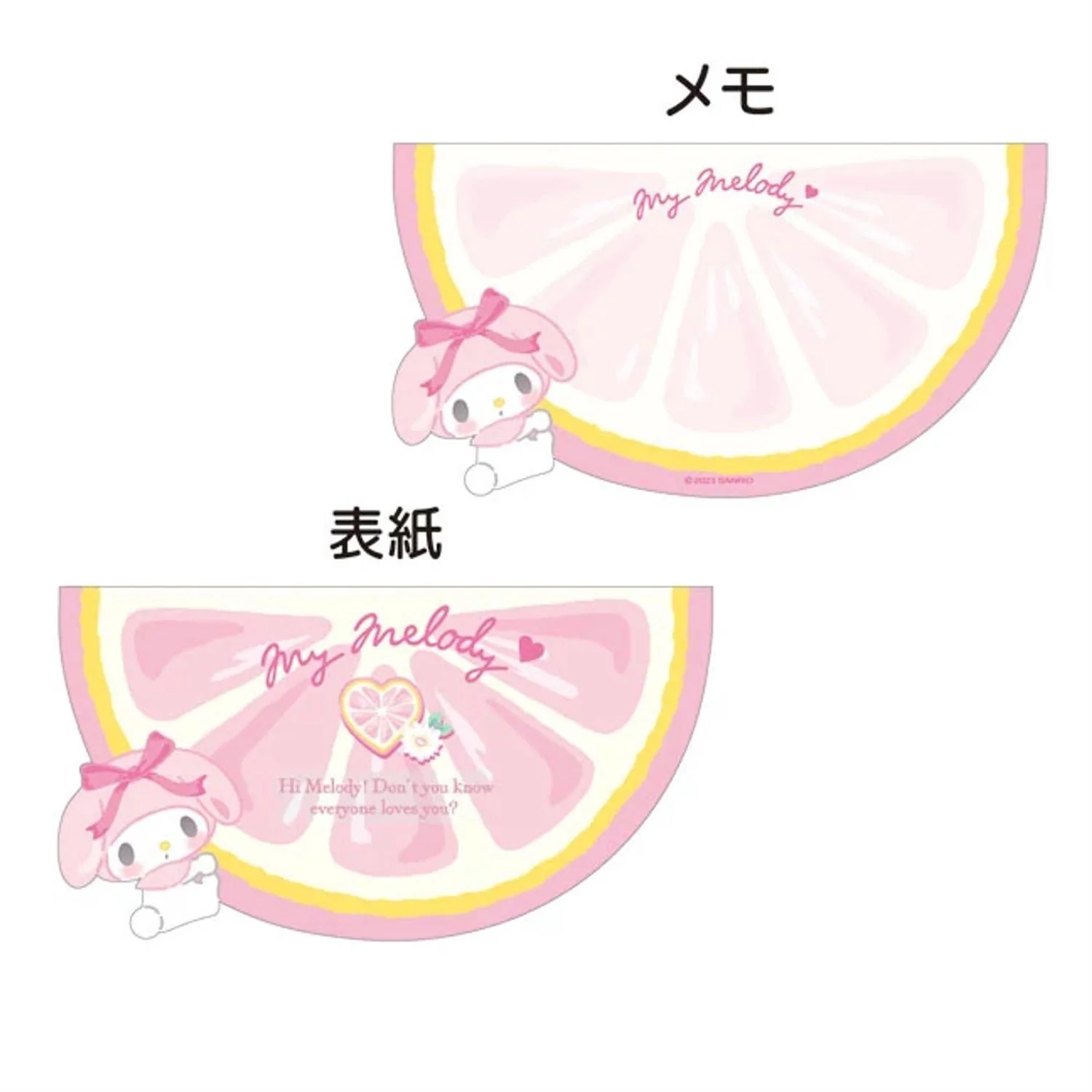Sanrio Characters Fruit Memo Pad - Image 3
