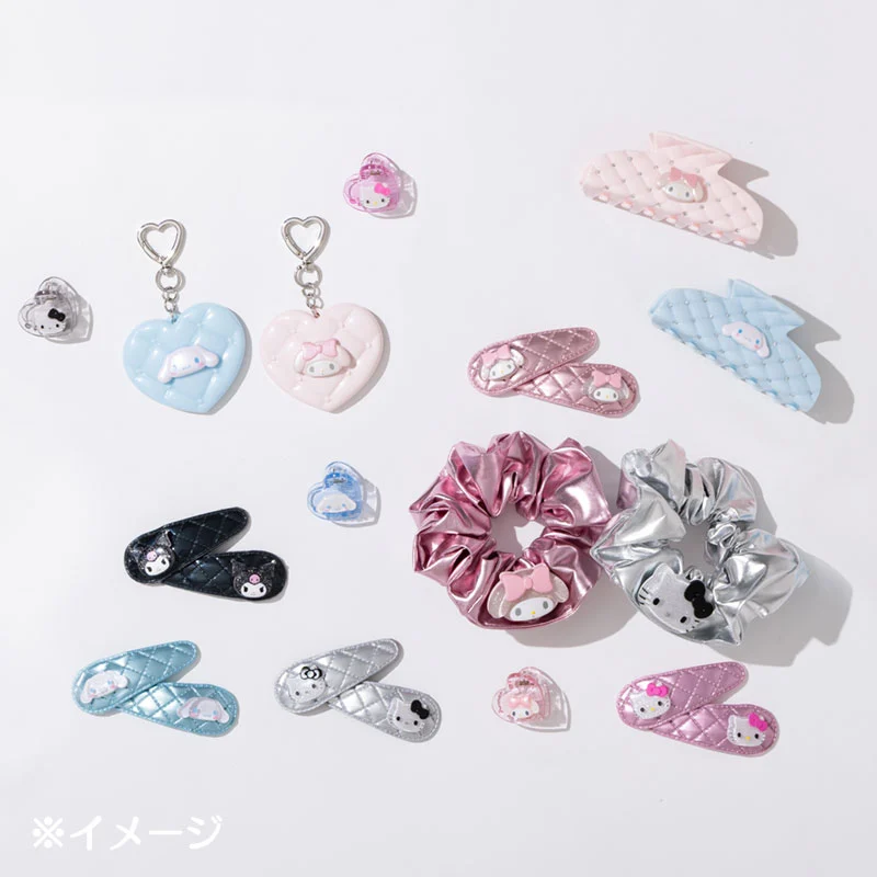 Hello Kitty Pink Metallic Hair Clip Set - Image 4