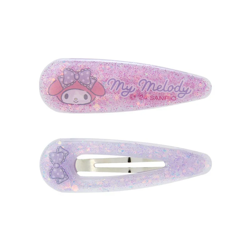 My Melody Glitter Hair Clips