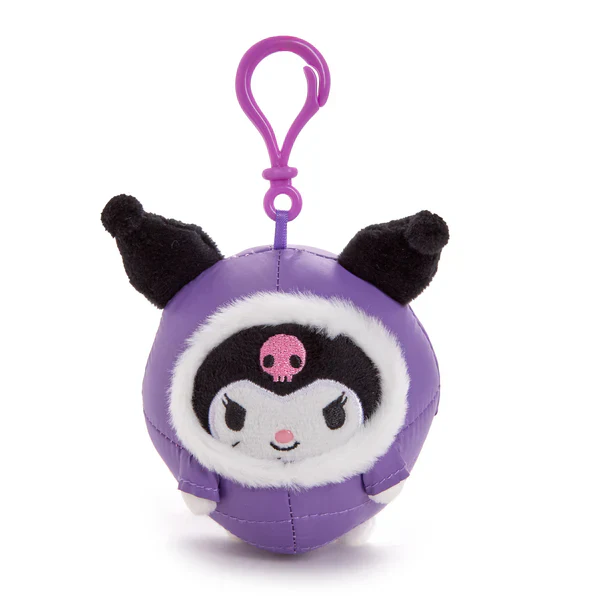 Kuromi Hooded Puffer Jacket Mascot Clip On