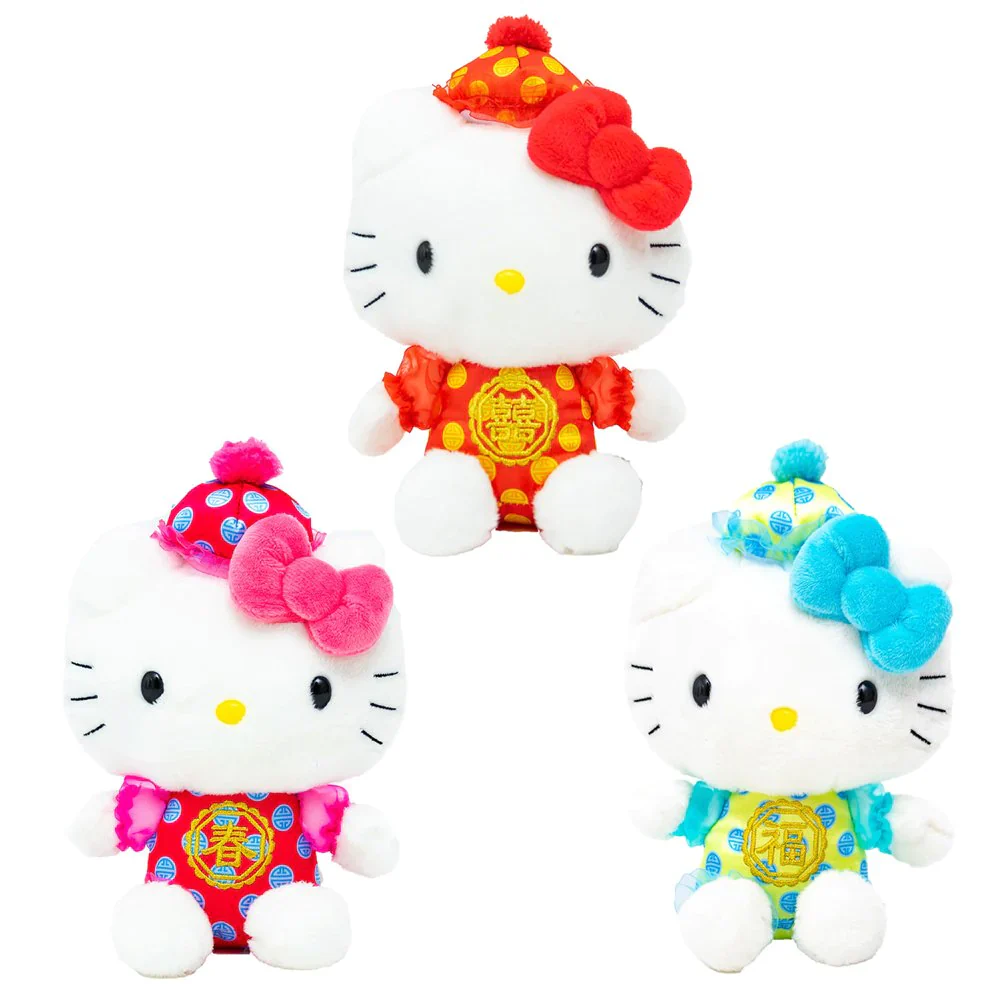 Hello Kitty Lunar New Year Dress Mascot Plush