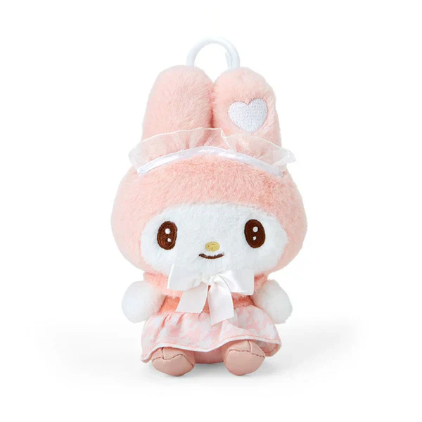 My Melody Frill Houndstooth Mascot with Ball Chain