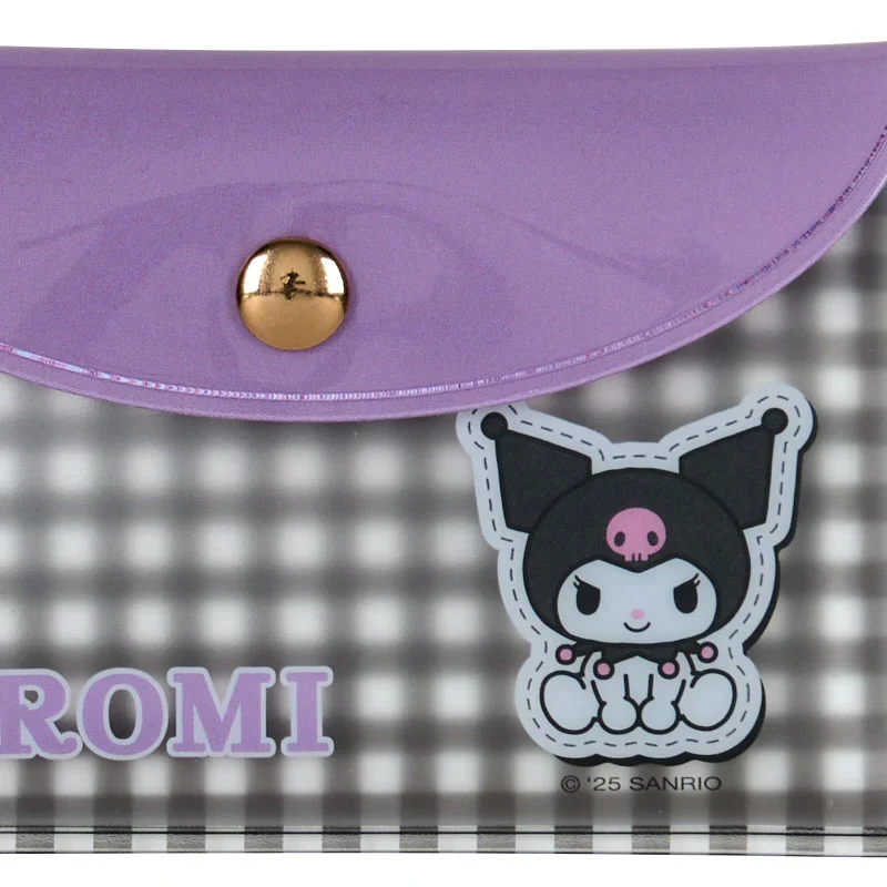 Kuromi Checkered Memo Pad in Case - Image 3