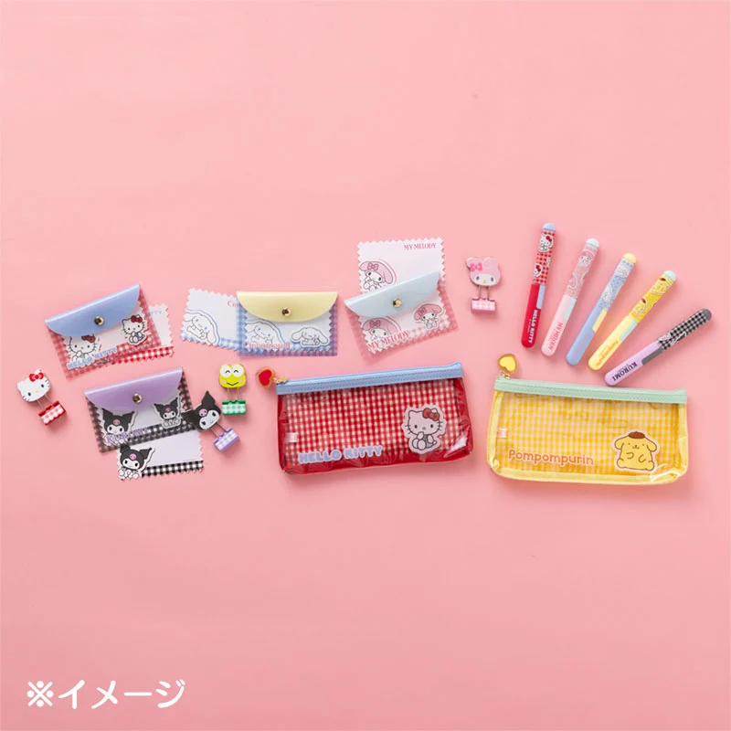My Melody Checkered Memo Pad in Case - Image 5