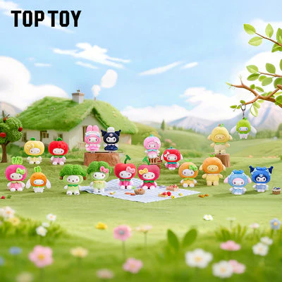 Sanrio Charaters Fruit and Vegetable Series Mini Vinyl Keychain Blind Box