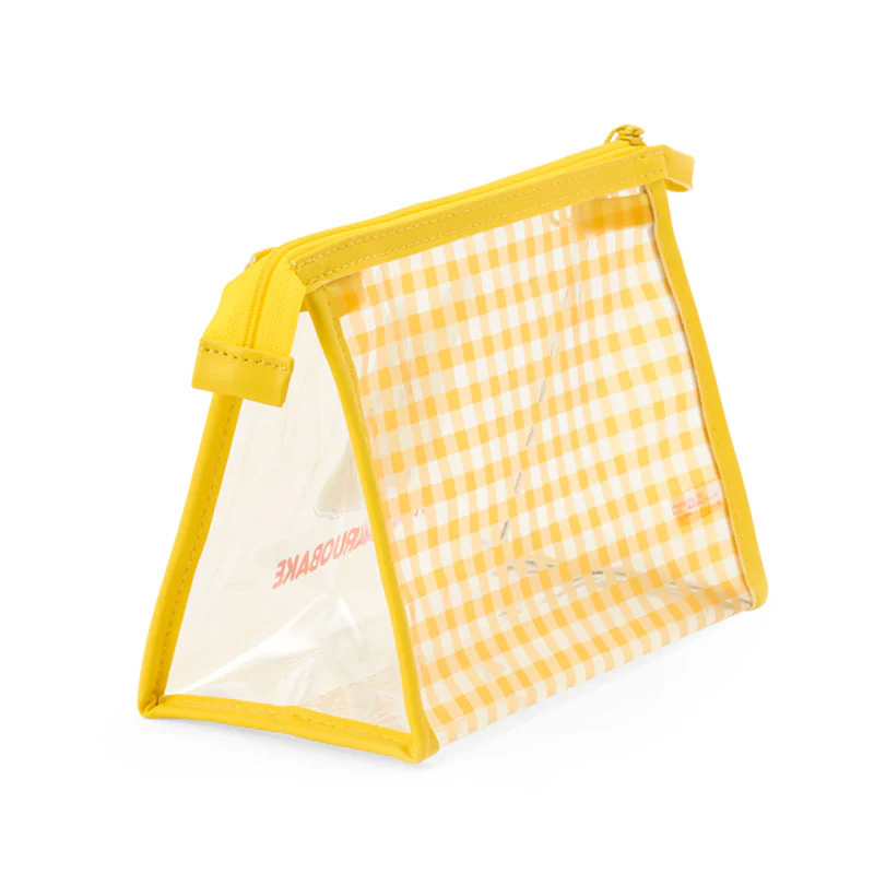 Hanamaruobake Gingham PVC Pouch - Image 3