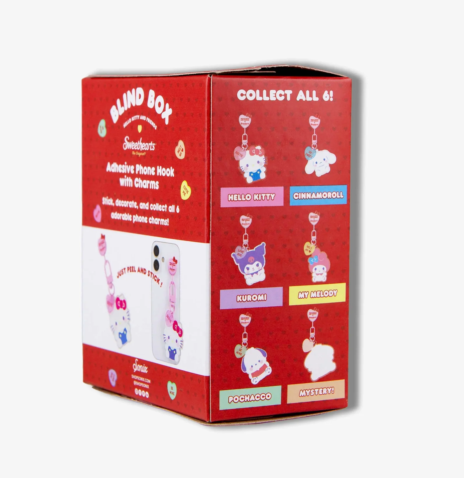 Sanrio Sweethearts Adhesive Hook Phone Charm Blind Box - Image 2