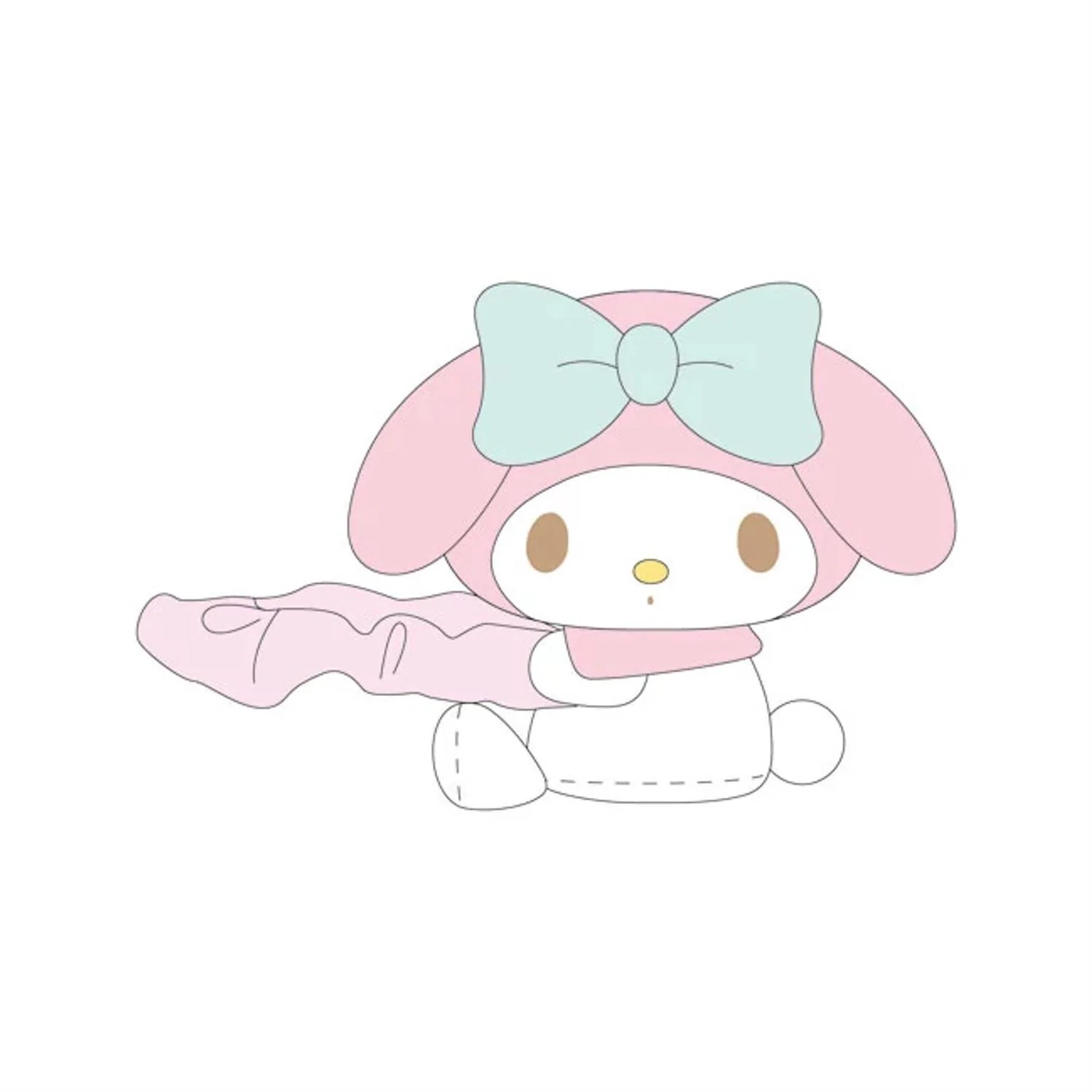 Sanrio Characters Scrunchie w Mascot - Image 3