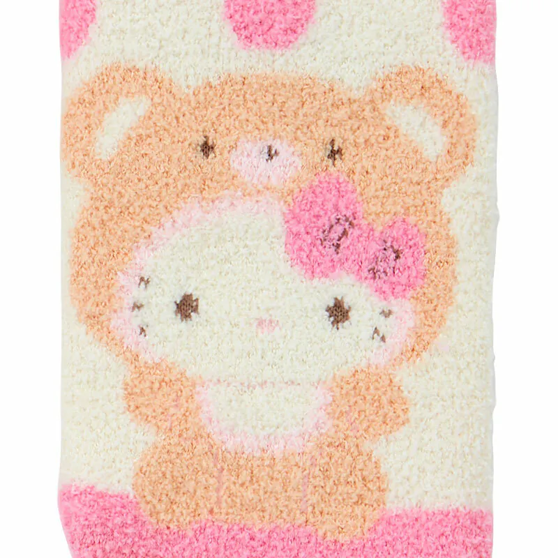 Hello Kitty Pink Adult Bear Socks - Image 2