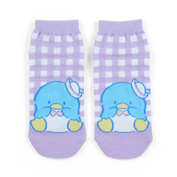 Sanrio Characters Checkered Adult Ankle Socks - Image 14