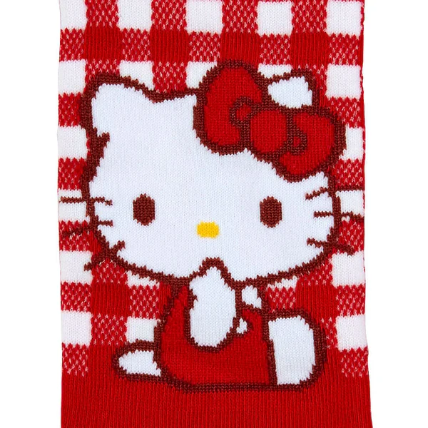 Sanrio Characters Checkered Adult Ankle Socks - Image 3