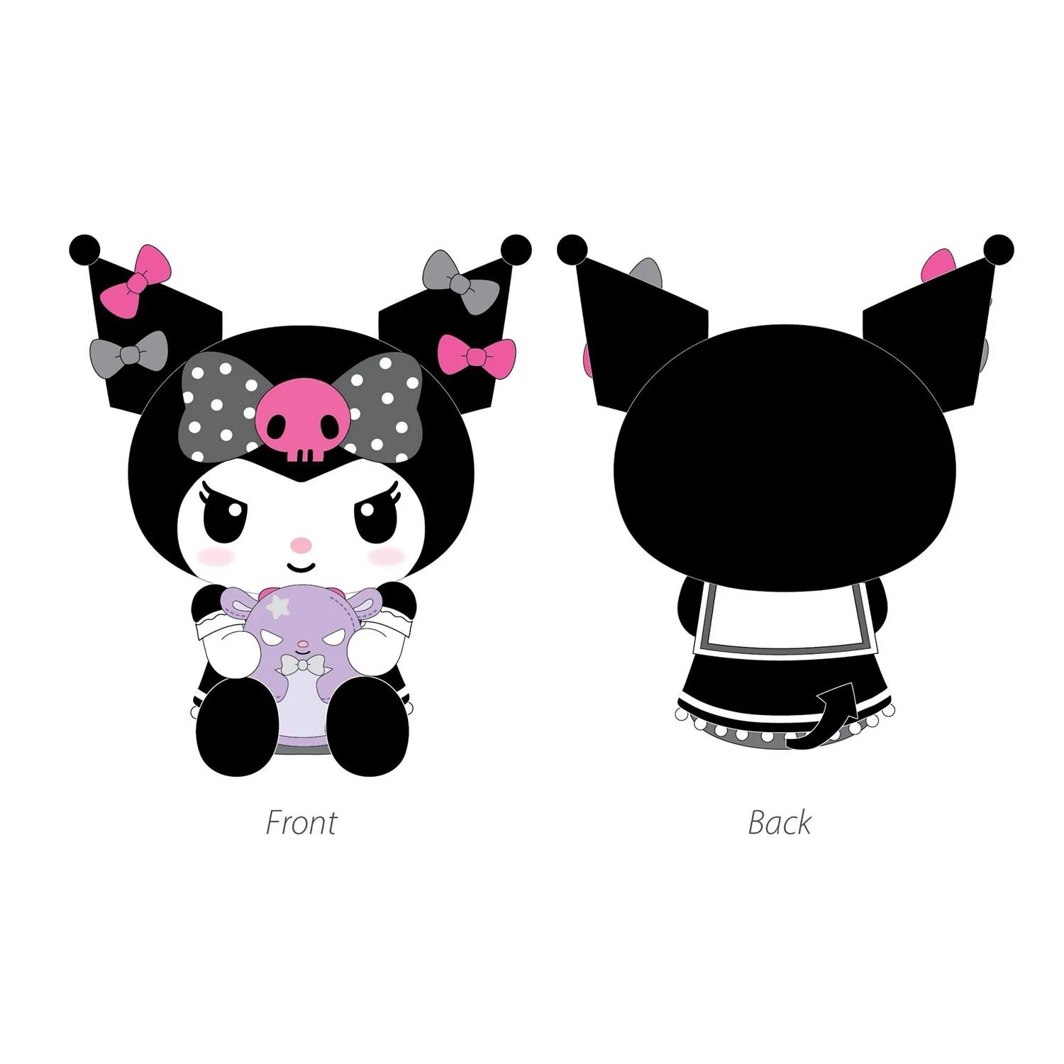 Kuromi Black Plush - Image 2