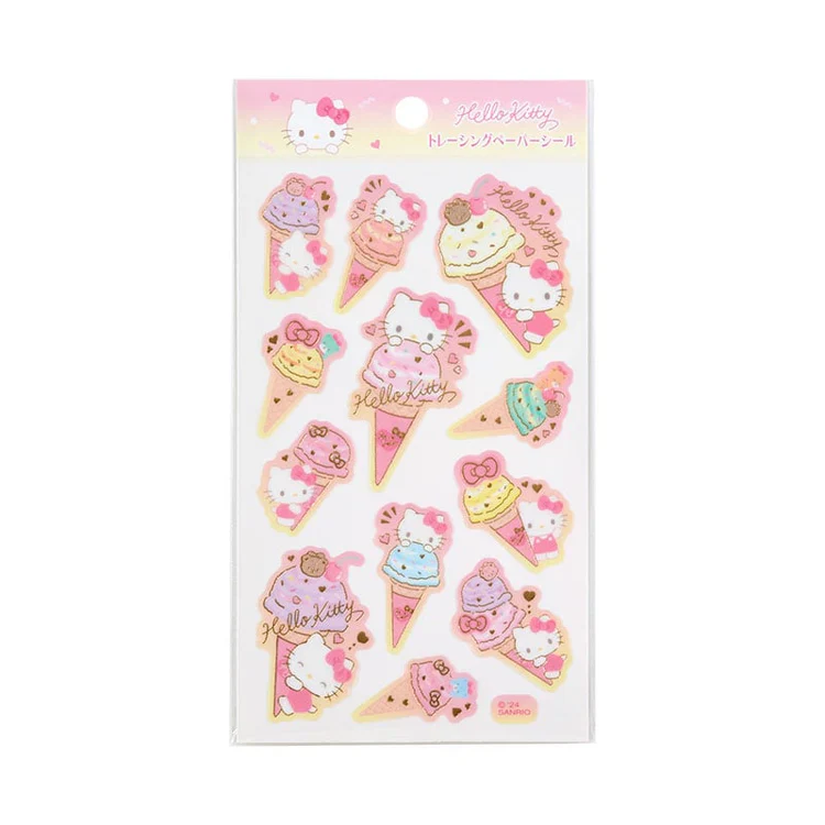 Sanrio Characters Ice Cream Party Sticker Sheet - Image 2